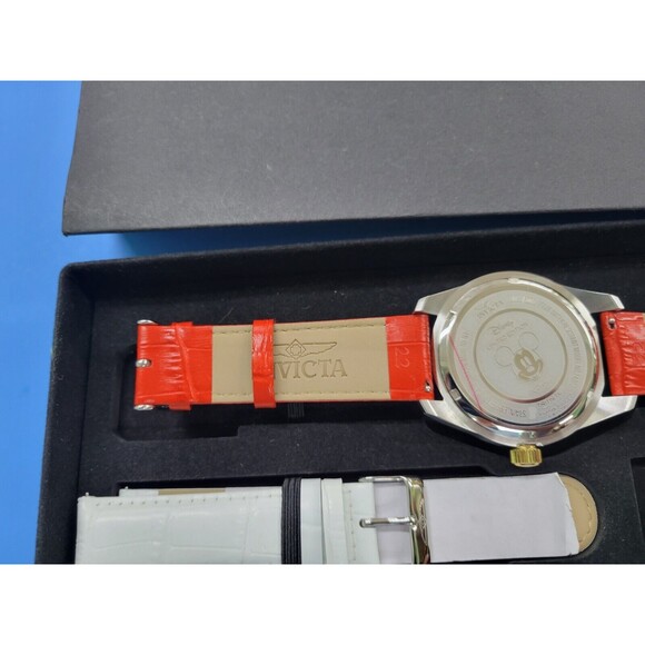 Invicta Disney Ltd. Ed. Men's 46mm Mickey Mouse Watch -5pc Leather Strap - 34092 - Picture 6 of 11